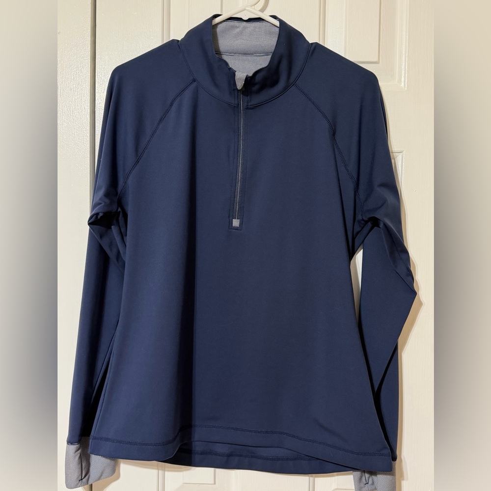 Southern Tide Ladies Half Zip Shirt, M
